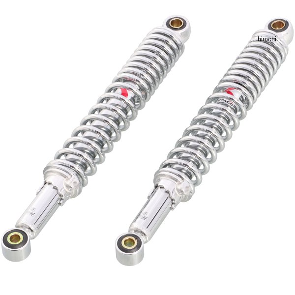 520-1087190 キタコ KITACO リアショックセット C50キャブ メッキ/クロームメッキ