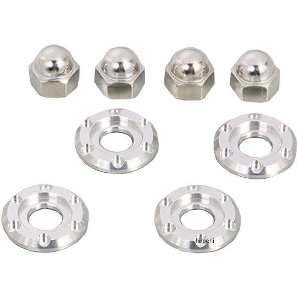 520-1300960 キタコ リアショックマウントシートセット モンキー125 アルミ シルバー