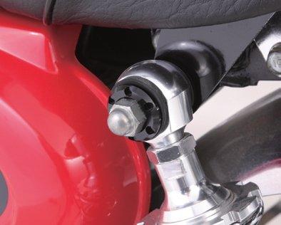 520-7000010 キタコ リヤショックマウントシートSET ブラック