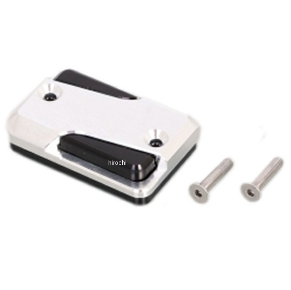 キタコ アルミマスターシリンダーキャップ タイプ5 グロム スーパーカブC125 黒/シルバー