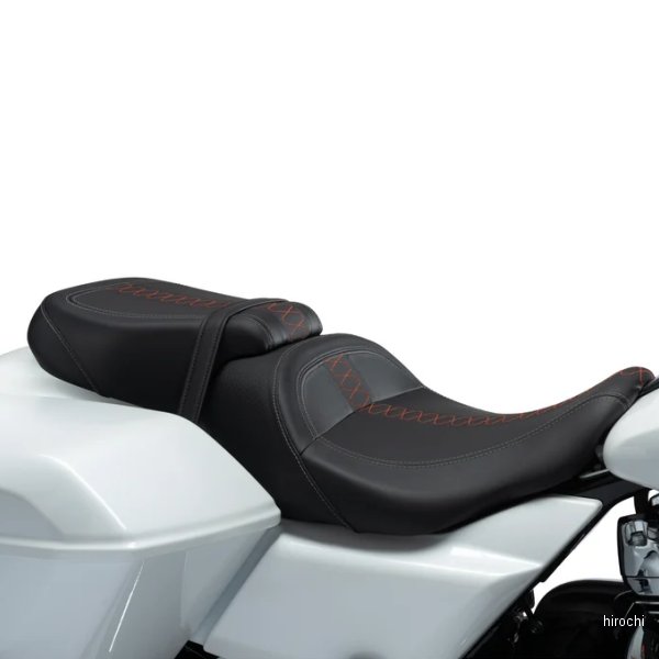 52400330 ハーレー純正 ロープロファイルパッセンジャーピリオン 23年以降 FLTRXSE、FLHXSE 24年以降 FLHX、FLTRX オレンジステッチ
