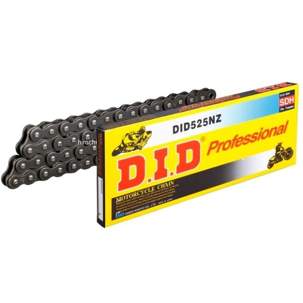 4525516170451 DID 大同工業 チェーン 525NZ ノンシール シリーズ スチール 160L クリップ