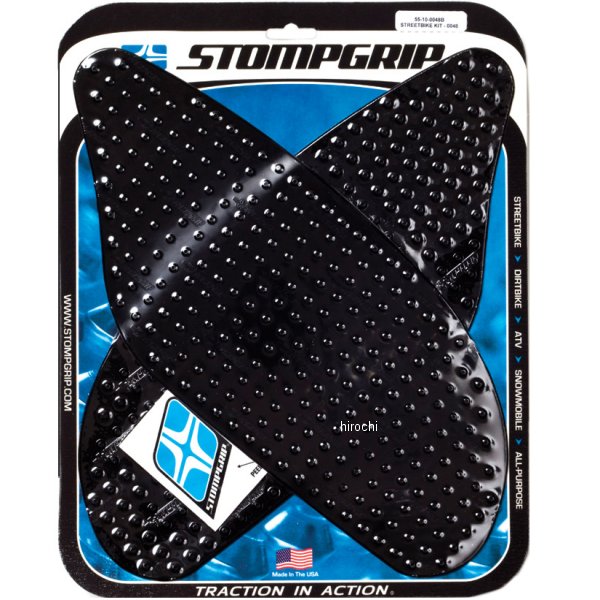 55-10-0048B ストンプグリップ STOMPGRIP タンク グリップ ボルケーノ 04年-05年 GSX-R600 黒