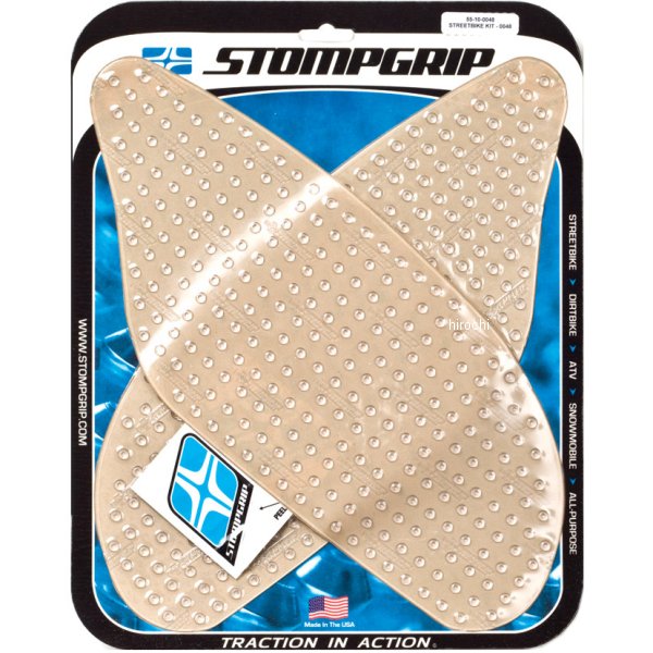 55-10-0048C ストンプグリップ STOMPGRIP タンク グリップ ボルケーノ 04年-05年 GSX-R600 クリア