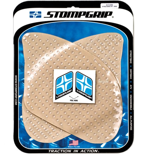 55-10-0055C ストンプグリップ STOMPGRIP タンク グリップ ボルケーノ 02年-15年 ハヤブサ GSX1300R クリア