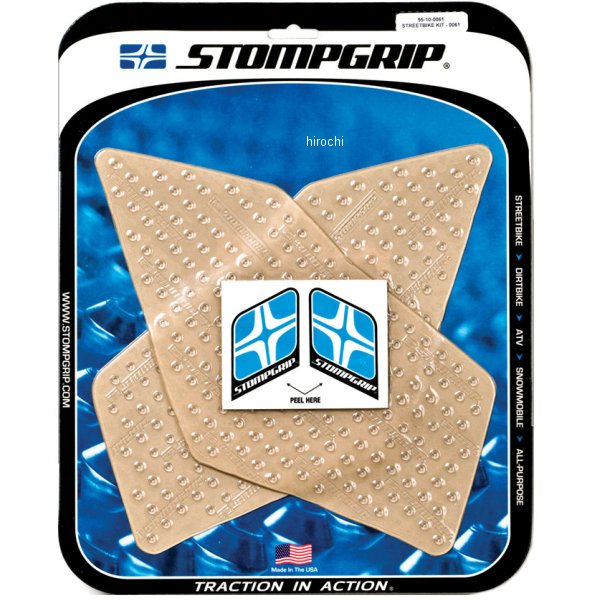 55-10-0061C ストンプグリップ STOMPGRIP タンク グリップ ボルケーノ 12年-14年 KTM デューク 690 クリア