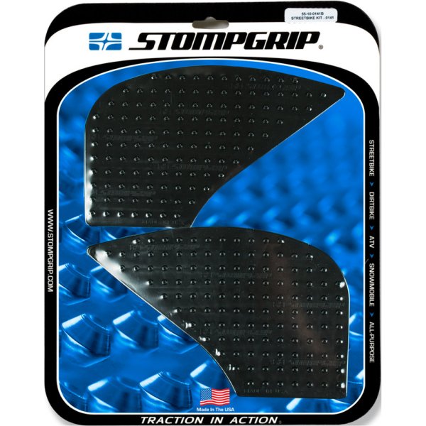 55-10-0141B ストンプグリップ STOMPGRIP タンク グリップ ボルケーノ 16年-17年 タイガーエクスプローラー 黒