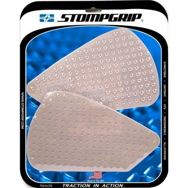 55-10-0153C ストンプグリップ STOMPGRIP トラクションパッドタンクキット 17年-18年 BMW R1200GS クリア