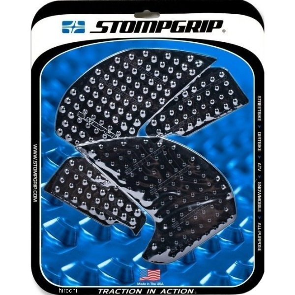 55-10-0157B ストンプグリップ STOMPGRIP トラクションパッドタンクキット 18年-20年 MT-07 黒