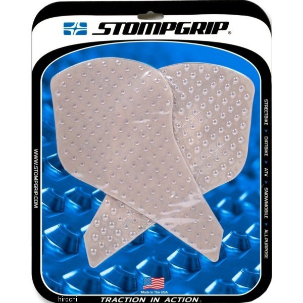 55-10-0159C ストンプグリップ STOMPGRIP トラクションパッドタンクキット 20年以前 AFRICATWIN ADVENTURESPORT クリア