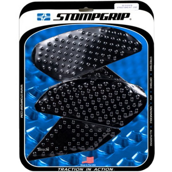 55-10-0167B ストンプグリップ STOMPGRIP トラクションパッド タンクキット アイコン 19年 CB500F・CBR400R(2BL-NC56) 黒
