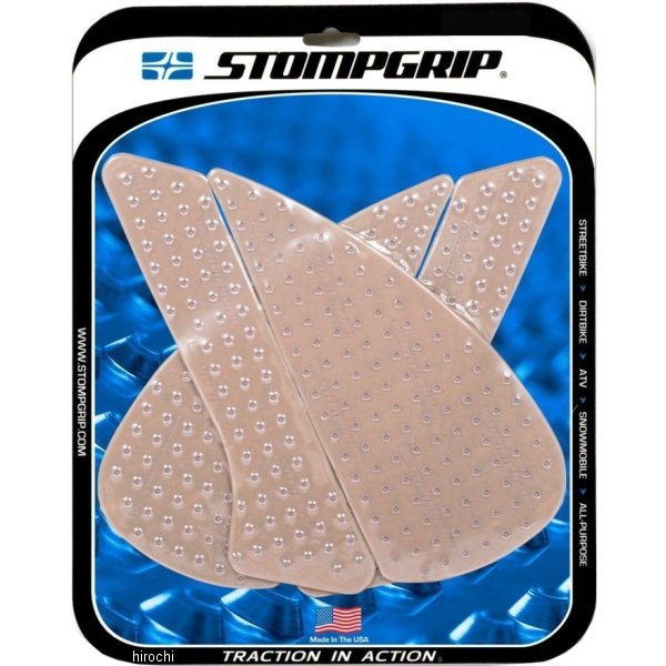 55-10-0177C ストンプグリップ STOMPGRIP トラクションパッドタンクキット 20年 CBR1000RR-R クリア