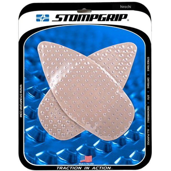 55-10-0181C ストンプグリップ STOMPGRIP トラクションパッド タンクキット 20年-22年 RS660 クリア