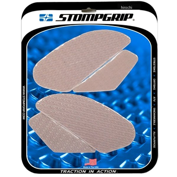 55-14-0005C ストンプグリップ STOMPGRIP トラクションパッド タンクキット 06年-07年 YZF-R6 クリア
