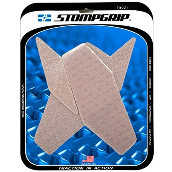 55-14-0010C ストンプグリップ STOMPGRIP トラクションパッド タンクキット 08年-16年 YZF-R6 クリア