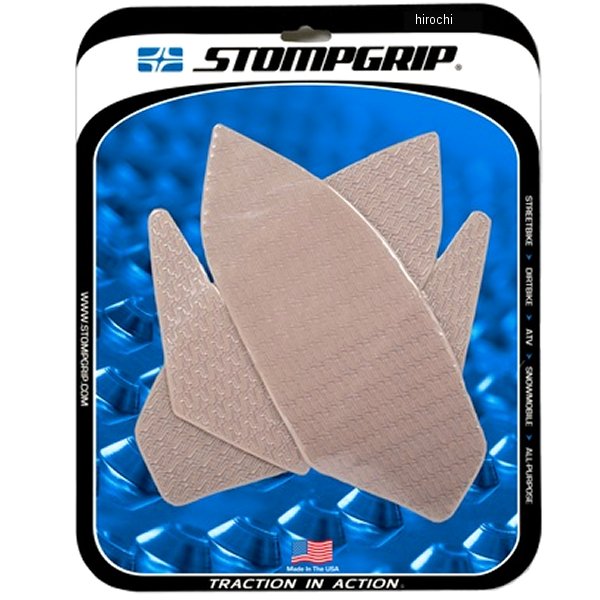 55-14-0026C ストンプグリップ STOMPGRIP トラクションパッド タンクキット 13年-15年 CBR500R、CB500F クリア
