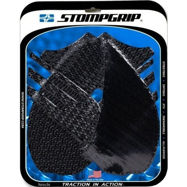 55-14-0033B ストンプグリップ STOMPGRIP トラクションパッドタンクキット 06年-11年 ZX-14 黒