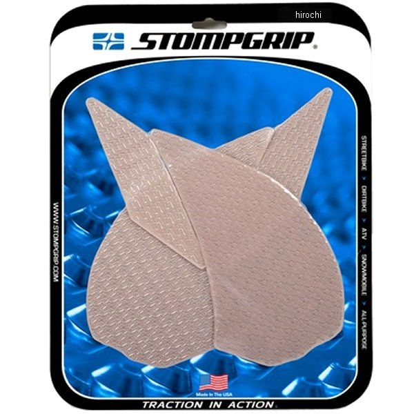 55-14-0038C ストンプグリップ STOMPGRIP トラクションパッド タンクキット 10年-16年 Z1000 クリア
