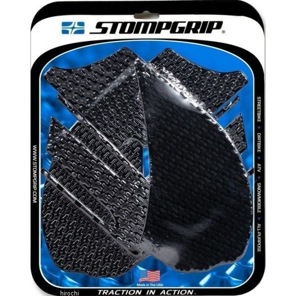 55-14-0042B ストンプグリップ STOMPGRIP トラクションパッドタンクキット 12年-20年 ZX-14 黒