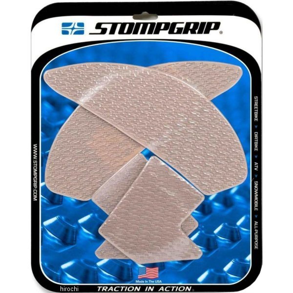 55-14-0138C ストンプグリップ STOMPGRIP トラクションパッドタンクキット 17年-20年 MT-10 クリア