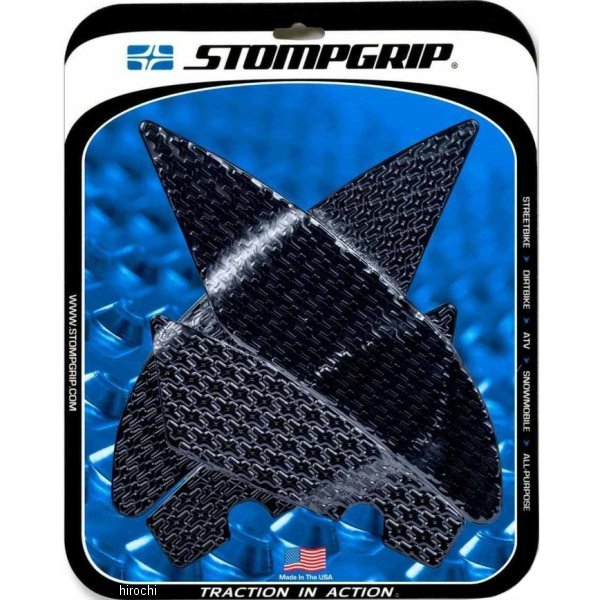 55-14-0145B ストンプグリップ STOMPGRIP トラクションパッドタンクキット 17年-20年 YZF-R6 黒