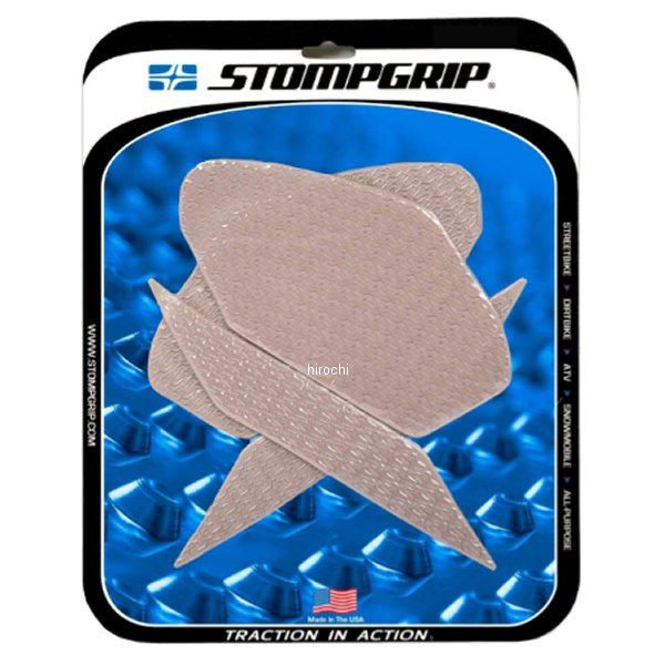 55-14-0149C ストンプグリップ STOMPGRIP トラクションパッド タンクキット アイコン 18年Ninja250、Ninja400 クリア