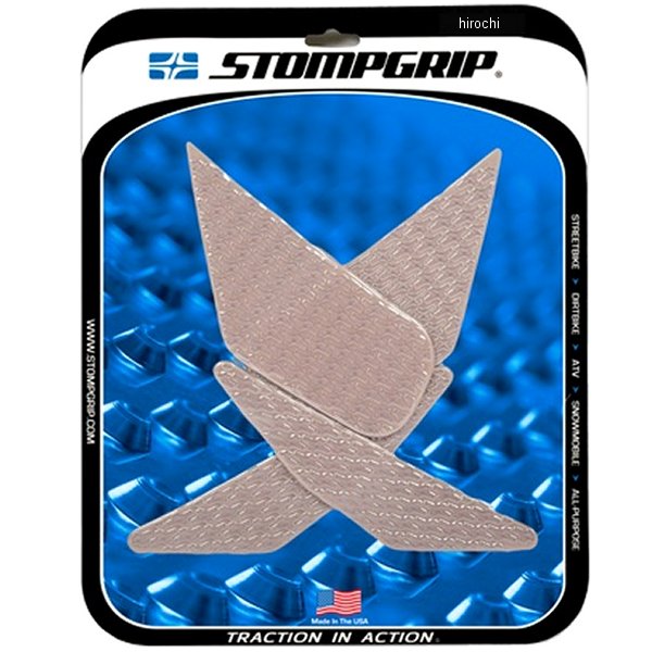 55-14-0173C ストンプグリップ STOMPGRIP トラクションパッド タンクキット 16年-20年 スピードトリプル クリア