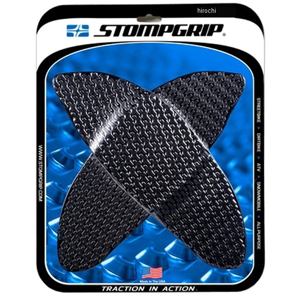 55-14-0180B ストンプグリップ STOMPGRIP トラクションパッド タンクキット 21年-22年 RSV4、トゥオーノV4 黒