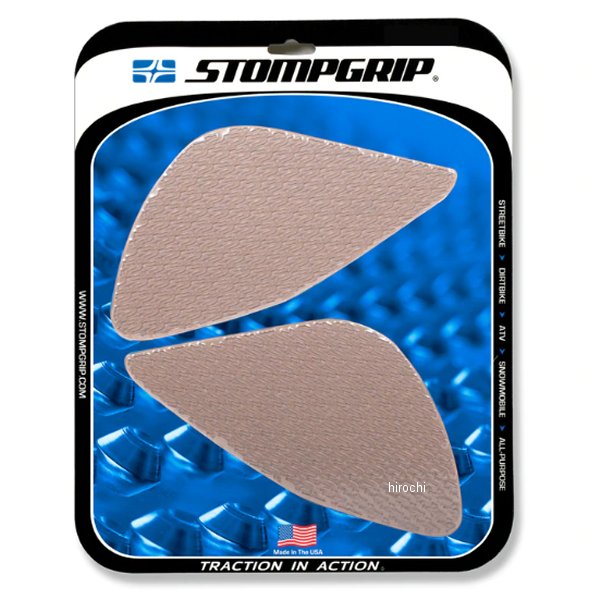 55-14-0183C ストンプグリップ STOMPGRIP  トラクションパッドタンクキット 21年-22年 MT-09、MT-09SP クリア