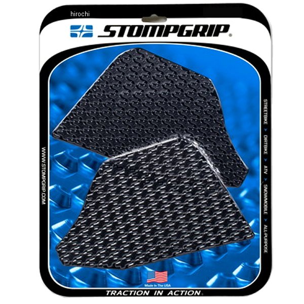 55-14-0185B ストンプグリップ STOMPGRIP トラクションパッドタンクキット アイコン 22年 ドゥカティ ムルティストラーダV4S 黒