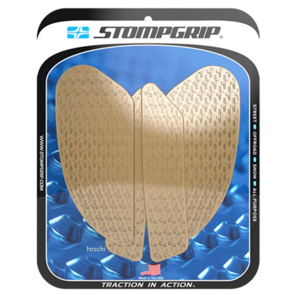55-14-0202C ストンプグリップ STOMPGRIP トラクションパッドタンクキット ICON 22年-23年 KLX230 クリア