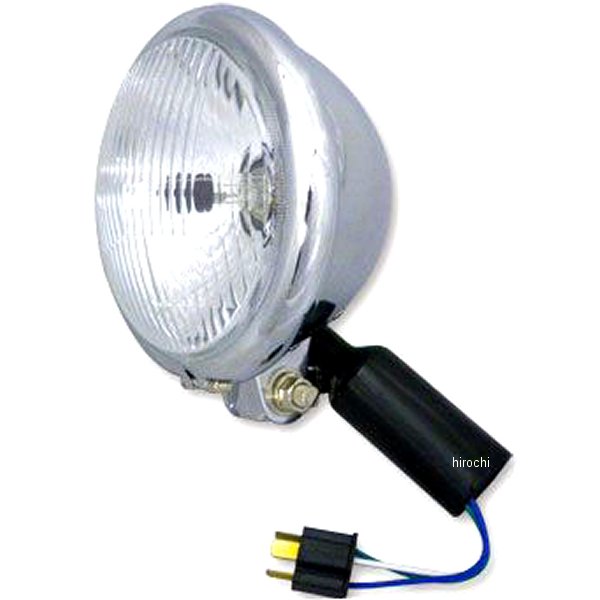 5500-0030 ガッツクローム 5.75インチ ベーツヘッドライト H4 ノーマルレンズ クローム