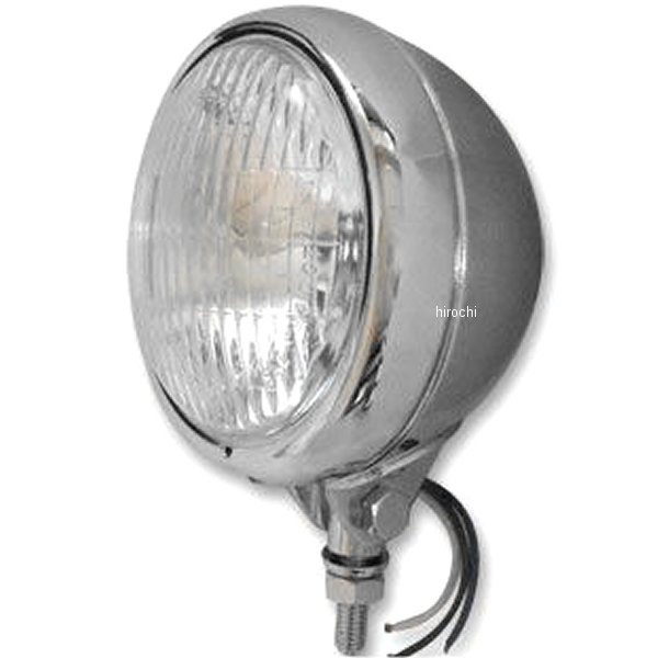 5500-0063 ガッツクローム 4.5インチ ラウンドリム ヘッドライト 12V 35/35W