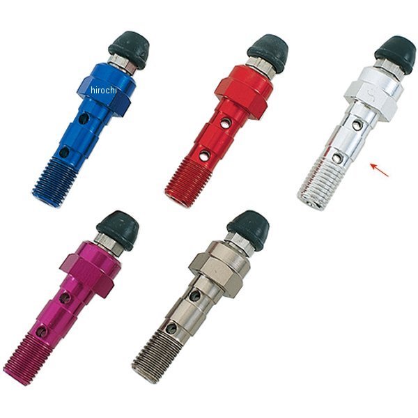 550008-03 ポッシュ POSH エアーフリーバンジョーボルト P-1.00 シルバー