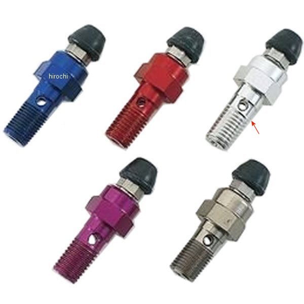 550009-03 ポッシュ POSH エアーフリーバンジョーボルト アールズ P-1.00 シルバー