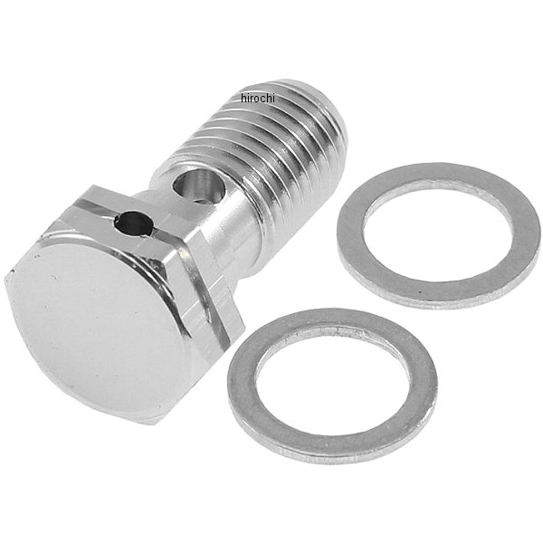 550017-03 ポッシュ POSH アールズ バンジョーボルト アルミ P1.25 シングル シルバー