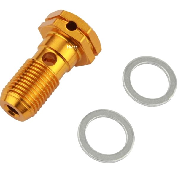 550018-04 ポッシュ POSH バンジョーボルト P1.00 シングル ゴールド