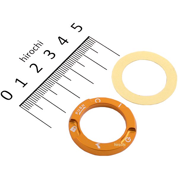 556-1000370 キタコ キーボックスカバー タイプ3 汎用 アルミ ゴールド