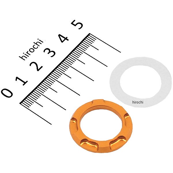 556-1432020 キタコ アルミ メインキーボックスカバー ゴールド GROM