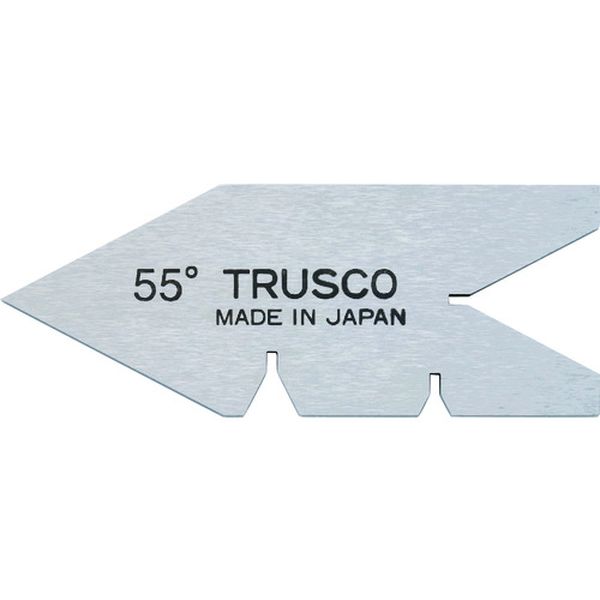 55Y 229-6055 トラスコ中山(株) TRUSCO センターゲージ 焼入品 測定範囲55°