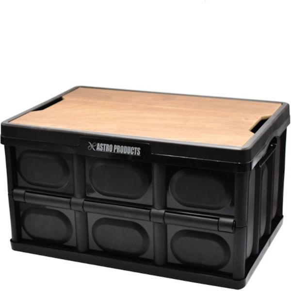 2003000010558 (株)ワールドツール アストロプロダクツ AP 折畳プラスチックコンテナ42L OG055