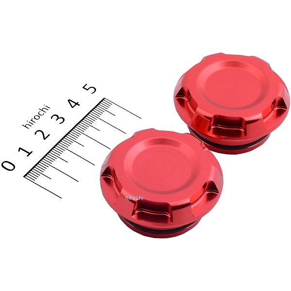 588-1840120 キタコ フレームキャップ 17年以降 CBR250RR 赤