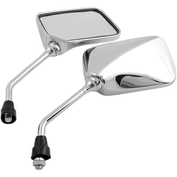 6004 NBS バイクパーツセンター ミラー １号 CB400SF、ゼファー 正ネジ10mm メッキ