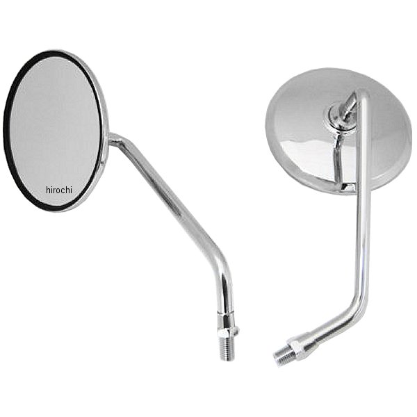 60-3012J マッドマックス MAD MAX 純正タイプ ミラー 10ｍｍ正ネジ GS400タイプ メッキ 左右セット