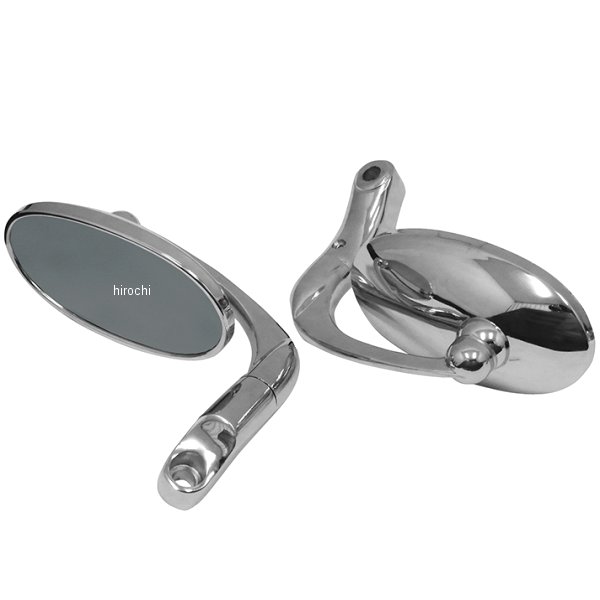 603124 NBS バイクパーツセンター ミラー 34号 バレンタイプA 鏡面ブルー