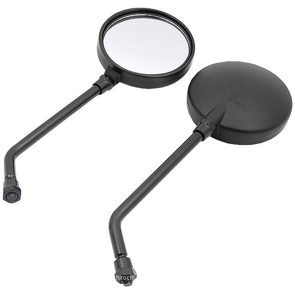 6043 NBS バイクパーツセンター ミラー 汎用 Z2タイプ 10mm 黒 左右セット