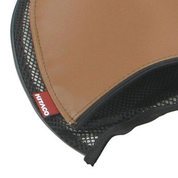 606-0000030 キタコ シートポケット ブラウン / ブラックパイピング 汎用