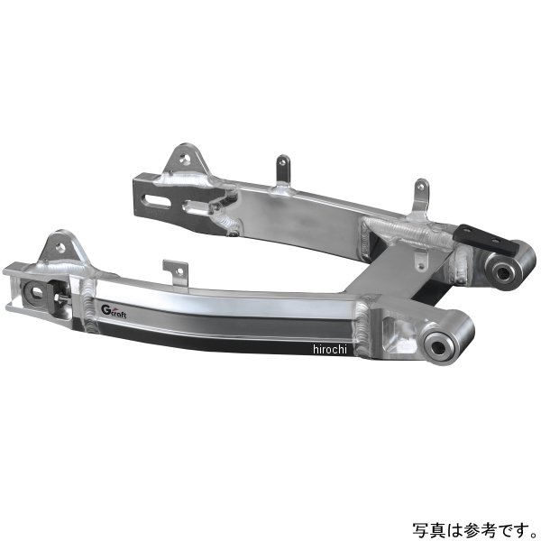 60854 Gクラフト スイングアーム トリプルスクエア スタビ付き ベアリング仕様 ノーマル長 モンキー125 バフ仕上げ