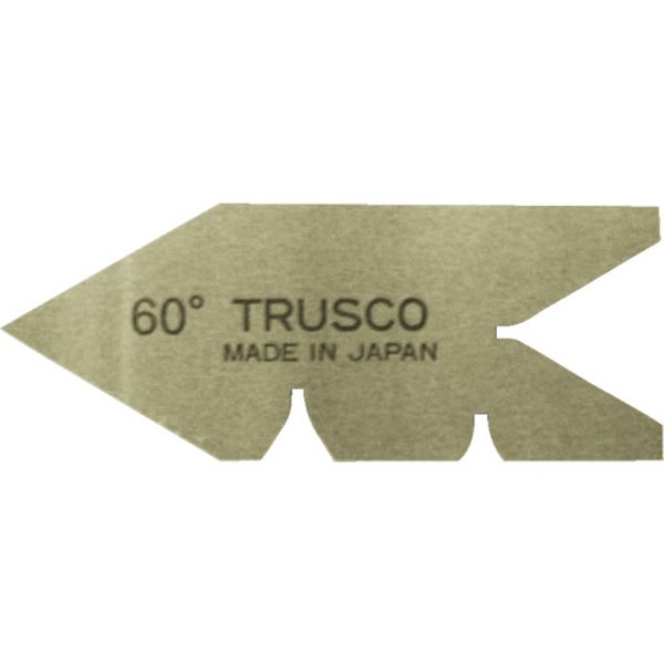 60Y 229-6063 トラスコ中山(株) TRUSCO センターゲージ 焼入品 測定範囲60°