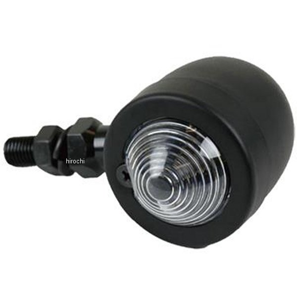 61-73120-02 GOODS グッズ スモールバレットウインカー 黒/クリアレンズ